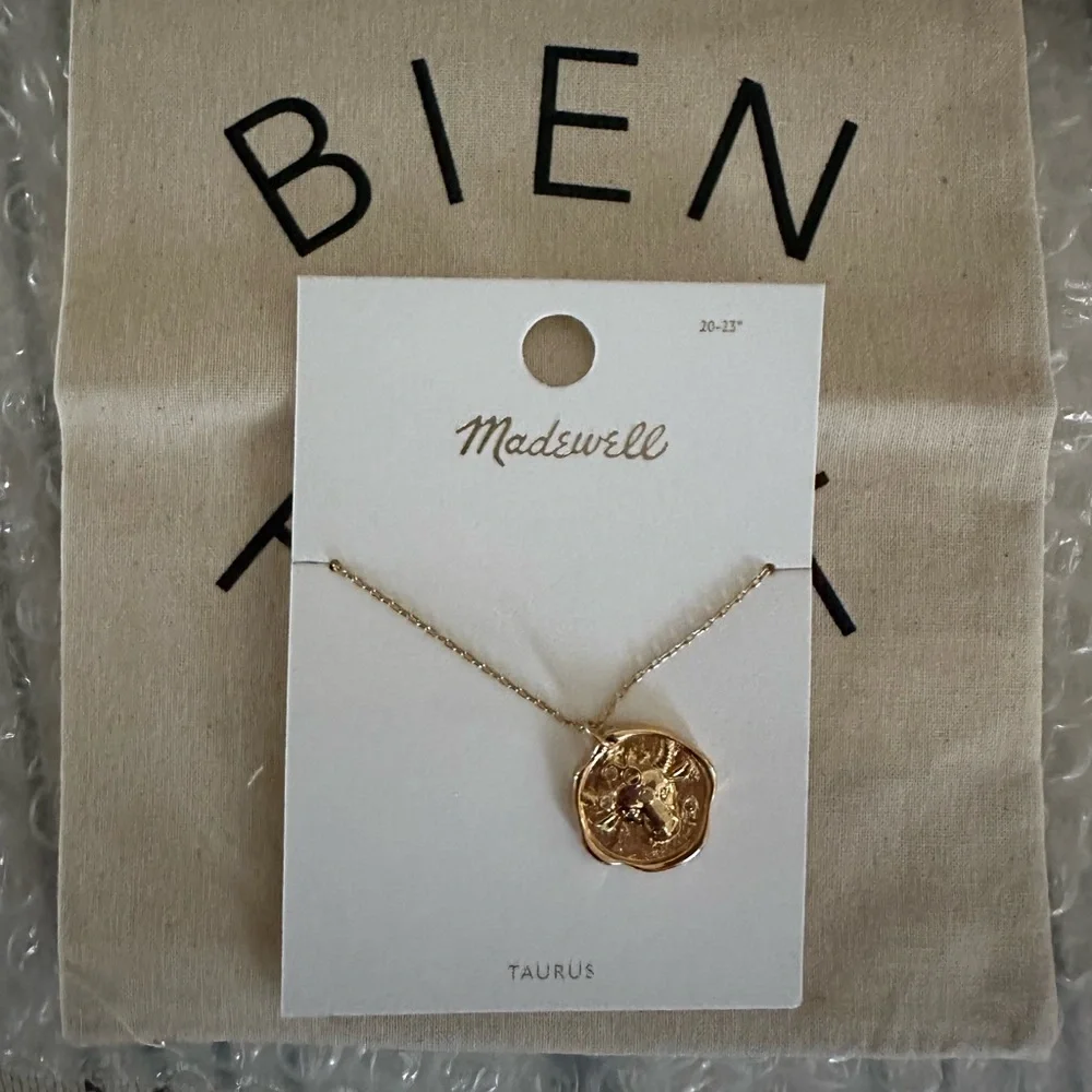 Madewell Zodiac Pendant Necklace - Taurus - Picture 3 of 5